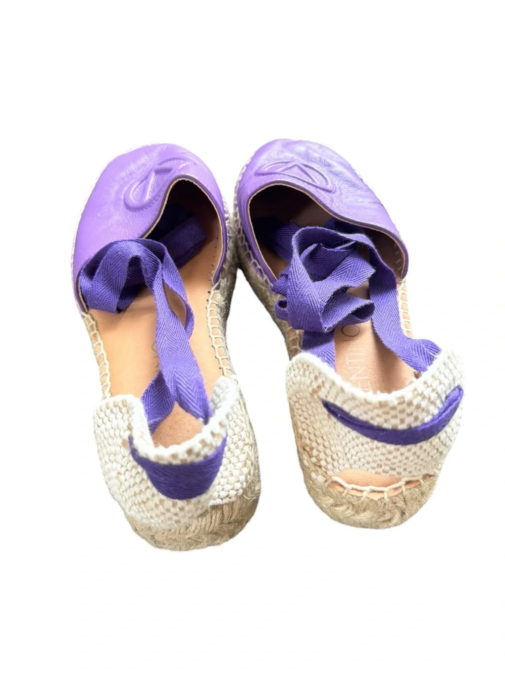 VALENTINO by Mario TESSA Espadrilles Purple NWT 38